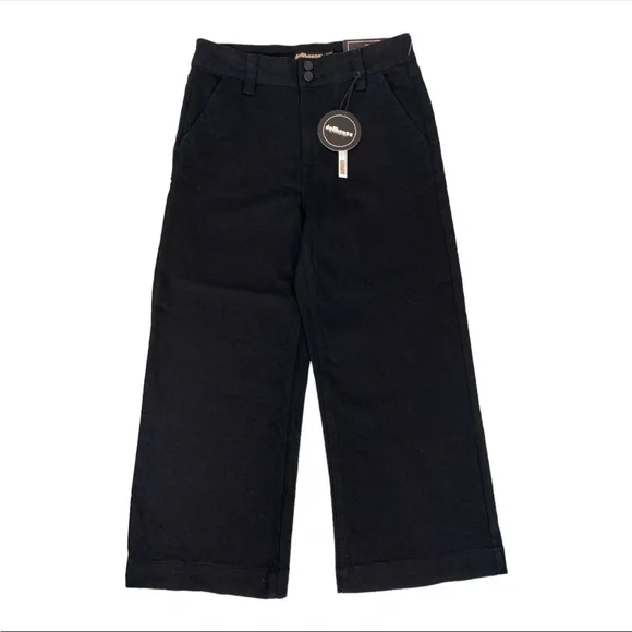 Dollhouse Jeans | Dollhouse Jeans Juniors 11/12 Black Amber Wide Leg Crop High Rise Pants Stretch | Color: Black | Size: 11j | Allthingsdali's Closet